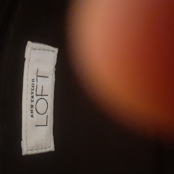 VTG Ann Taylor Loft Woman's Wool Blend Handbag Moss Green/Chocolate Purse EUC - Picture 4 of 9